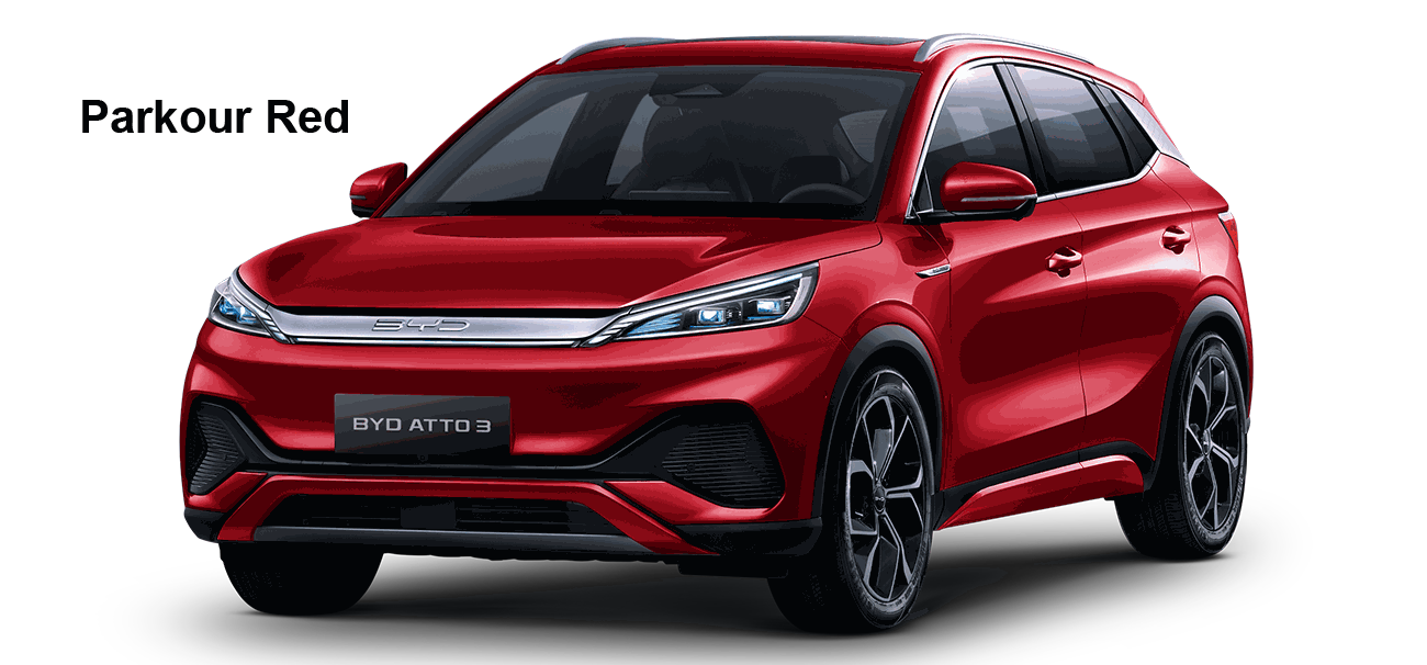 BYD ATTO 3 Parkour Red